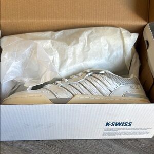 K-Swiss White Classic Sneakers